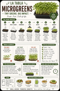 Beginner's Guide to Growing Microgreens at Home — Matte Print - La Tabla
