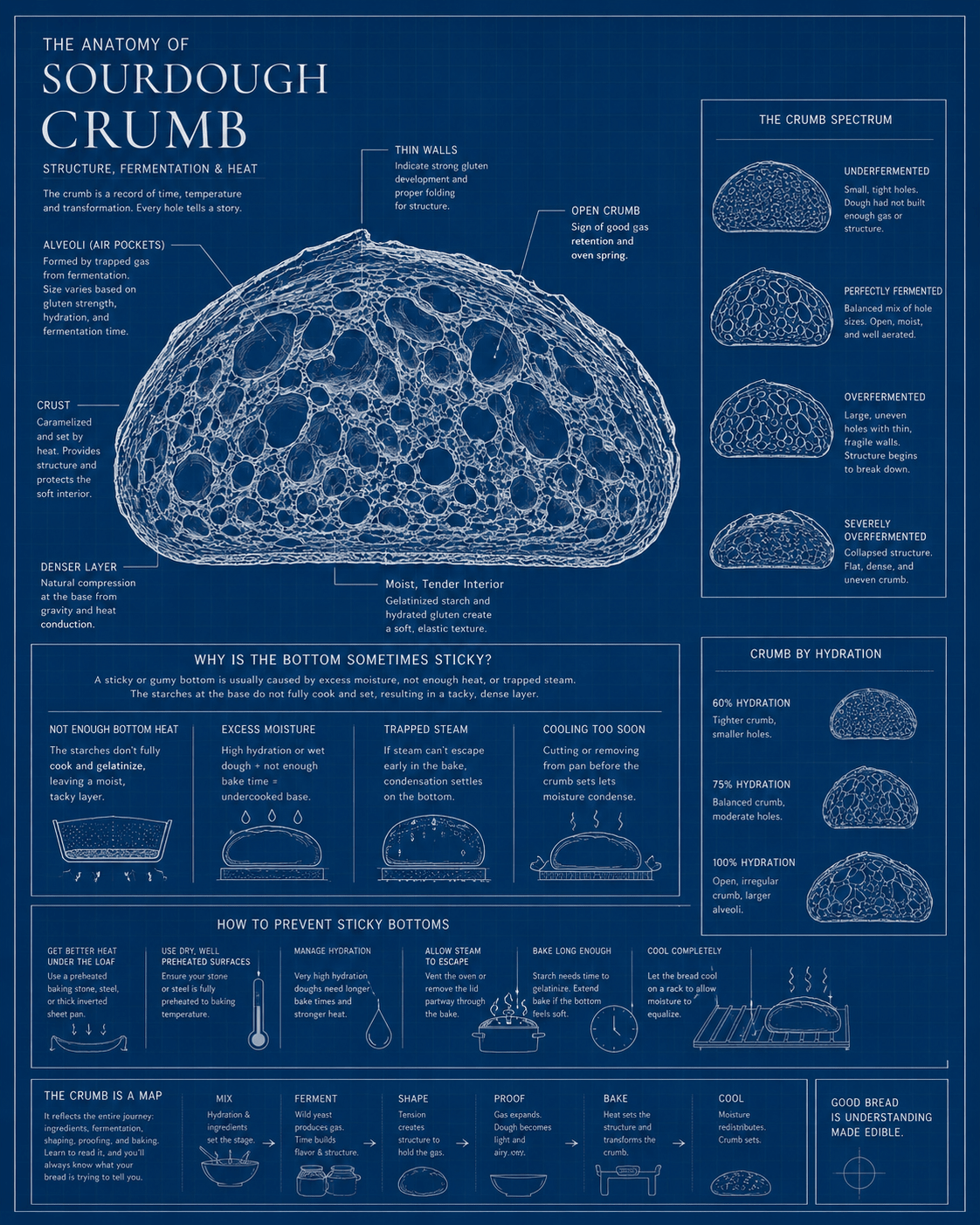 Field Notes Series: No. 01 — The Anatomy of Sourdough Crumb (Blueprint Edition) — Digital Download - La Tabla