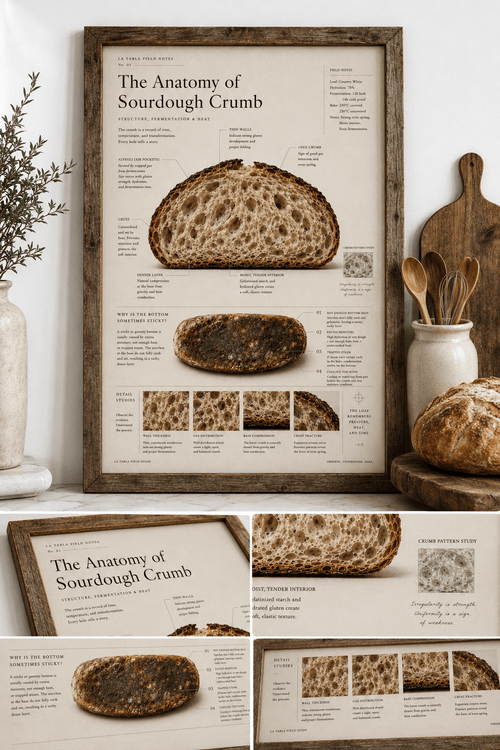Field Notes Series: No. 01 — The Anatomy of Sourdough Crumb (Heritage Edition) — Digital Download - La Tabla