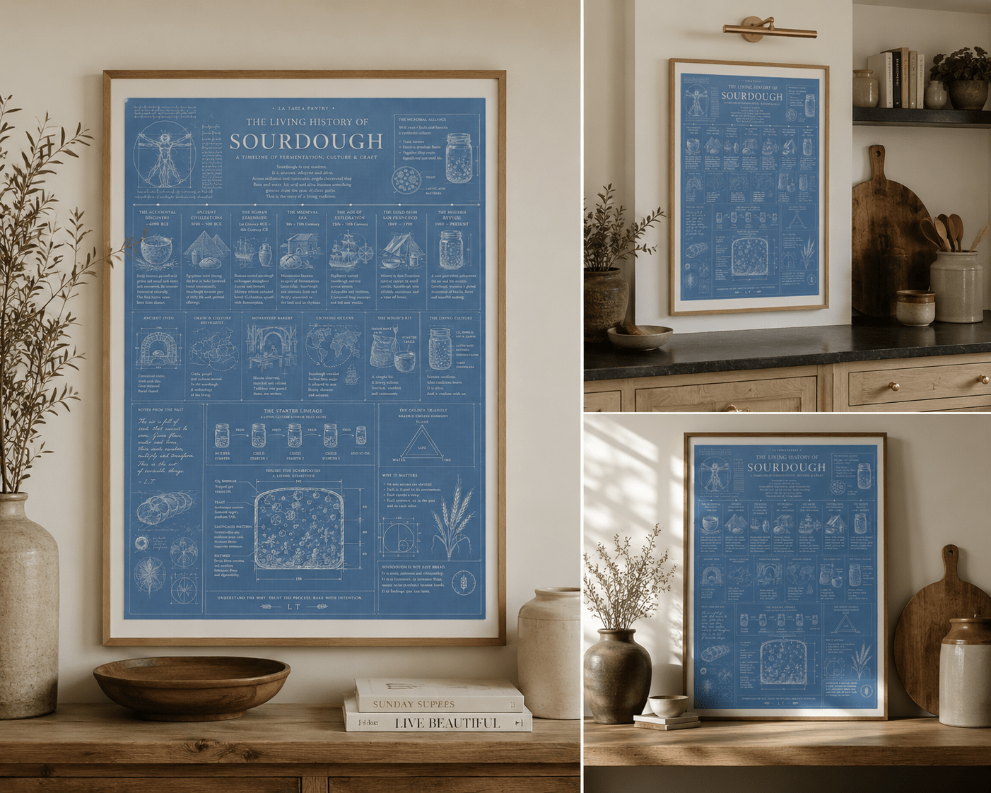 Field Notes Series: No. 01 — The Living History of Sourdough (Blueprint Edition) — Digital Download - La Tabla