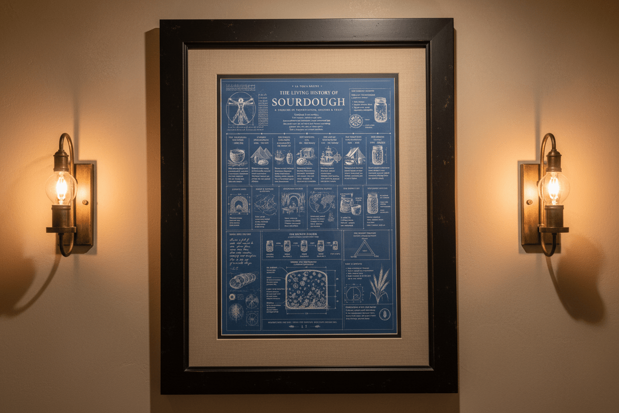 Field Notes Series: No. 01 — The Living History of Sourdough (Blueprint Edition) — Digital Download - La Tabla