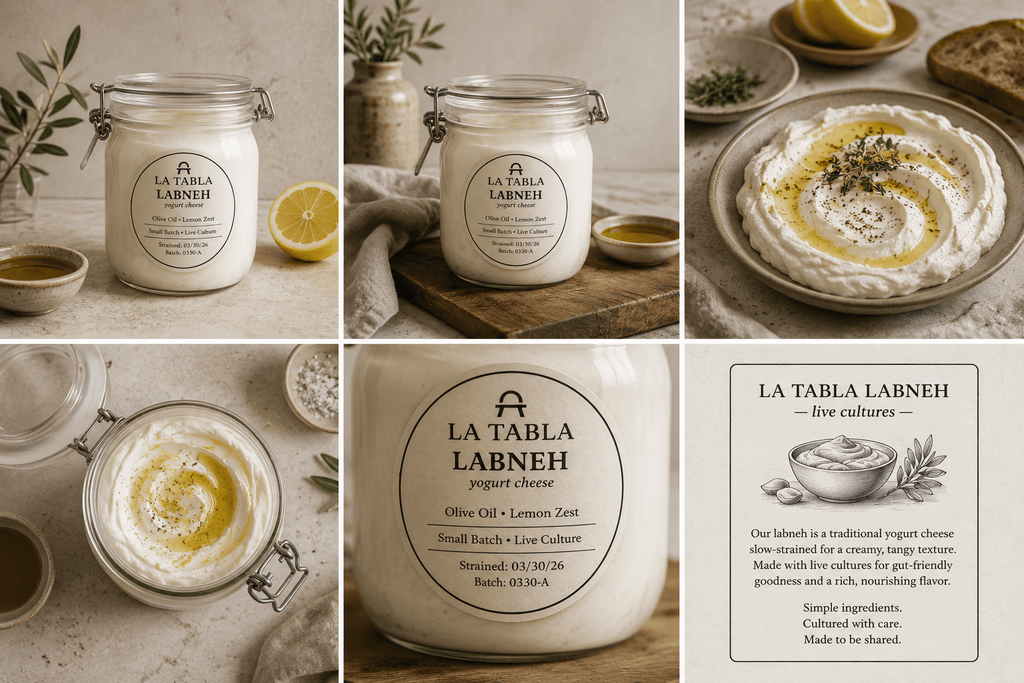 La Tabla Labneh – Yogurt Cheese - La Tabla