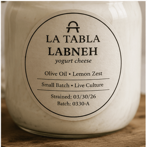 La Tabla Labneh – Yogurt Cheese - La Tabla