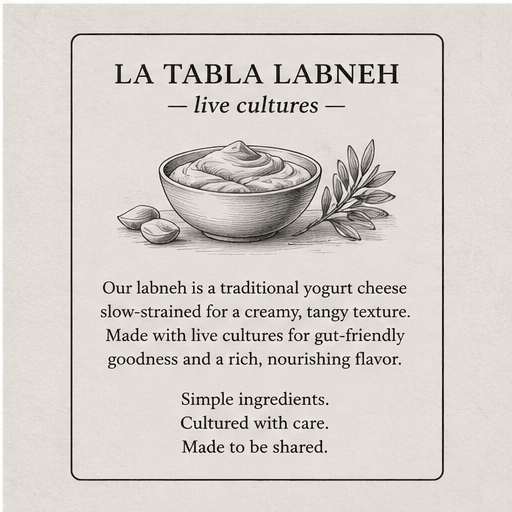 La Tabla Labneh – Yogurt Cheese - La Tabla