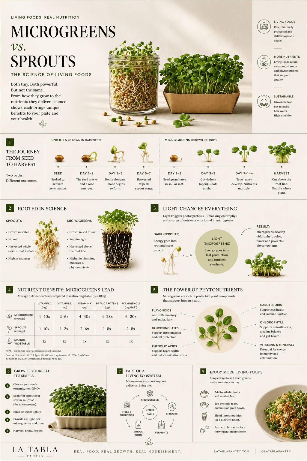La Tabla Microgreens – Seasonal Mix - La Tabla