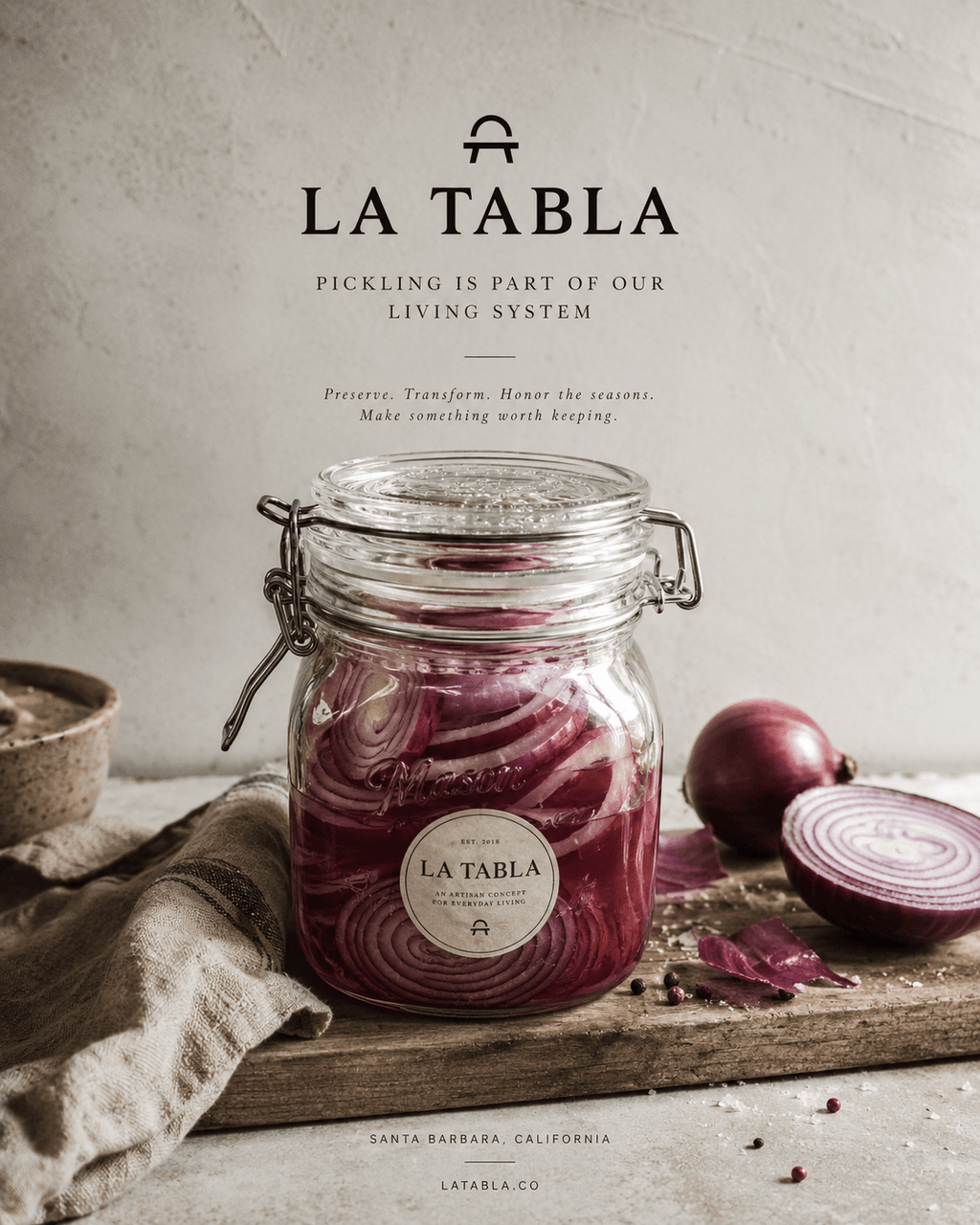 Pickled Red Onions - La Tabla