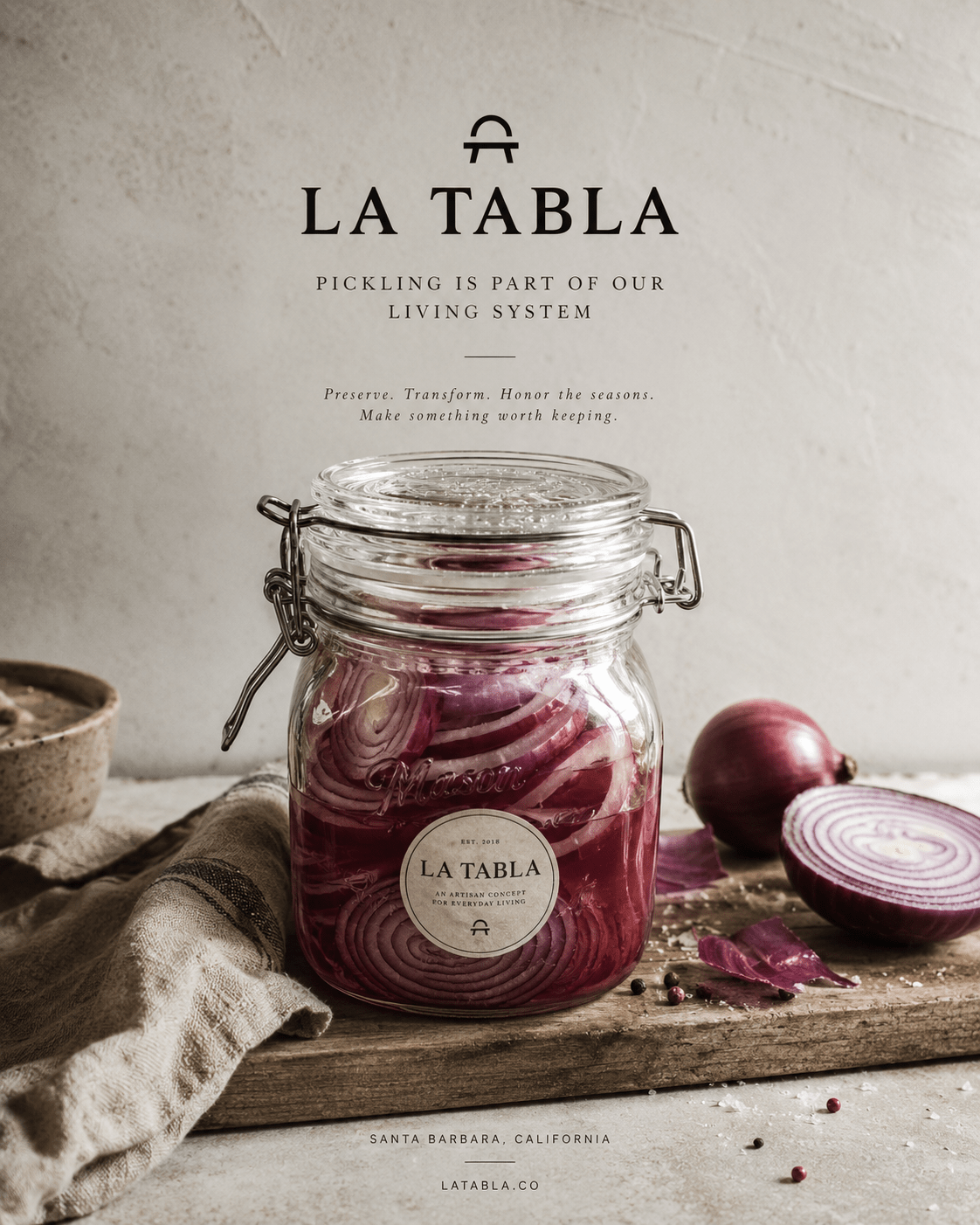 Pickled Red Onions - La Tabla