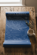 The Map of Santa Barbara — Matte Art Print - La Tabla