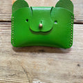 Veg-Tan Bear Wallet – Leather Card Case - La Tabla